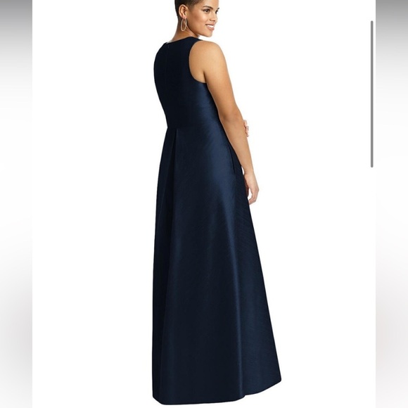 ALFRED SUNG D611 blue maxi formal‎ - Picture 2 of 12